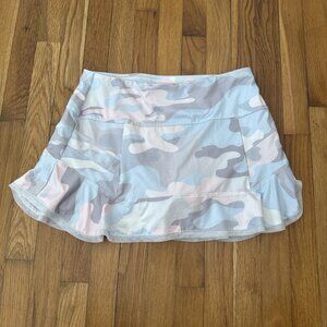 Lucky in Love Women’s Skort Tennis Golf Pink Camo Size L (12)